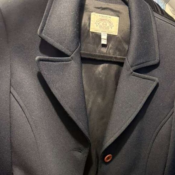 Armani Jeans Dark Navy Blazer | Made in Italy | Perfect Tailoring | Size US 6 - Picture 3 of 7